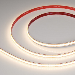 Светодиодная лента COB-X480-10mm 24V Warm3000 (10 W/m, IP20, 5m, FreeCut) (Arlight, Свободная резка)