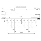 Светодиодная гирлянда ARD-EDGE-CLASSIC-2400x600-WHITE-88LED-MILK-FLASH Warm/Warm (230V, 6W) (Ardecoled, IP65) Lednikoff