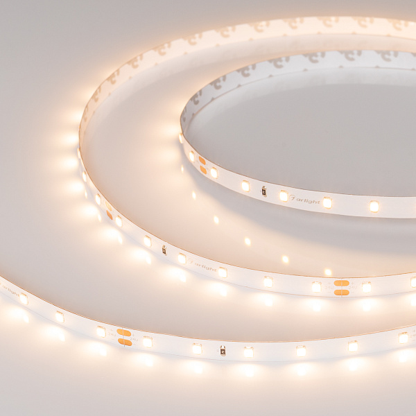 Светодиодная лента RT 2-5000 24V Warm3000 (2835, 300 LED, PRO) (Arlight, 7.2 Вт/м, IP20) Lednikoff