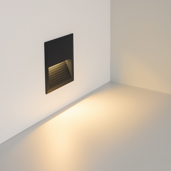 Светильник встраиваемый LTD-RIBONIK-S135x135-5W Warm3000 (Черный, 50 deg, 230V) (Arlight, IP65 Металл, 5 лет) Lednikoff