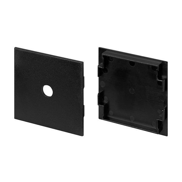 Комплект заглушек LINE-5050-DUAL BLACK  (Arlight, Пластик) Lednikoff