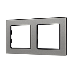 Рамка стеклянная FRM-GLARE-GS-2-GR (Arlight, -)