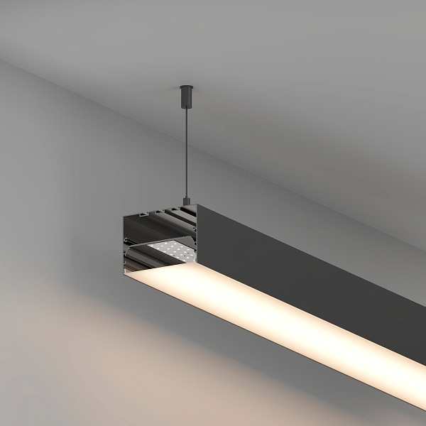 Профиль POWER-W100H70-2000 BLACK (Arlight, Алюминий) Lednikoff