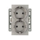 Механизм электрической розетки SCT-MEUD-PL-GR (250V, 16A) (Arlight, -) Lednikoff