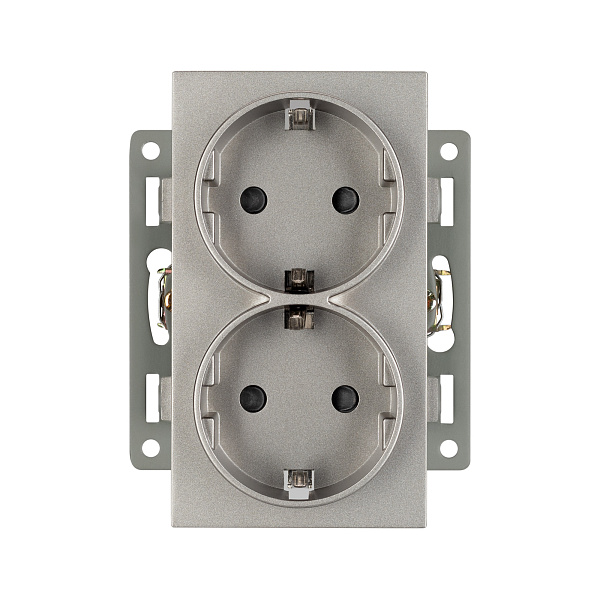 Механизм электрической розетки SCT-MEUD-PL-GR (250V, 16A) (Arlight, -) Lednikoff