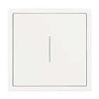 Механизм выключателя одноклавишный проходной LED SWT-NOBE-MKP1-SFPL-L-WH (230V, 10A) (Arlight, Белый кварц) Lednikoff