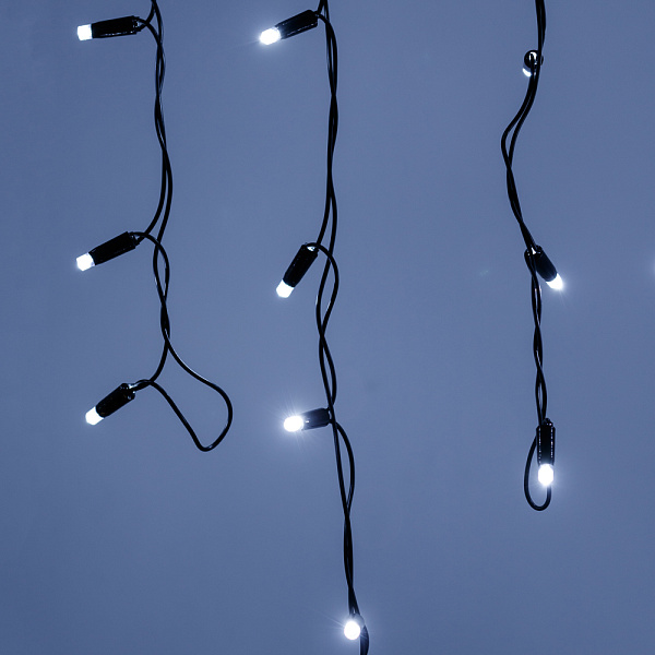 Светодиодная гирлянда ARD-EDGE-CLASSIC-2400x600-BLACK-88LED-MILK-STD White (230V, 6W) (Ardecoled, IP65) Lednikoff