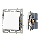 Механизм выключателя одноклавишный проходной SWT-MKP1-PL-WH (250V, 16A) (Arlight, -) Lednikoff