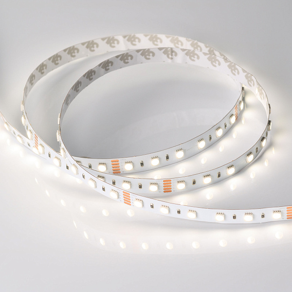 Светодиодная лента RT-B60-12mm 24V RGBW-Day-4-in-1 (19.2 W/m, IP20, 5060, 5m) (Arlight, Открытый) Lednikoff