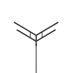 Кронштейн OXOR-SY4-3000x108-L1300 BLACK (Arlight, Сталь)