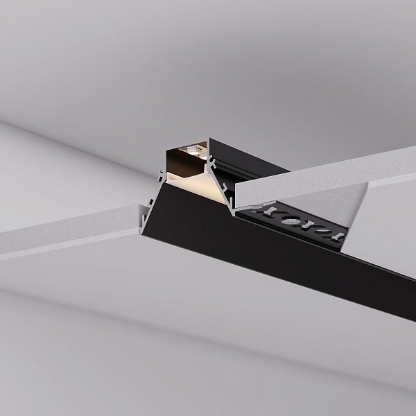 Профиль COMFORT21-V-FANTOM-2000 BLACK (Arlight, Алюминий) Lednikoff