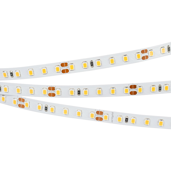 Светодиодная лента RT 2-5000 24V SUN Warm3000 2x (2835, 120 LED/m, LUX) (Arlight, 14.4 Вт/м, IP20) Lednikoff