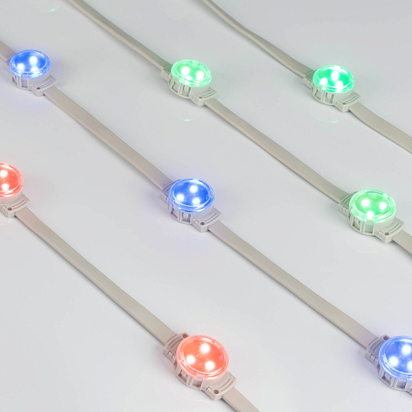 Модуль управляемый SPI-F3-D30 12V RGB-RAM-Auto (0.6W, IP68, 120 deg) (Arlight, Пластик, 3 года) Lednikoff