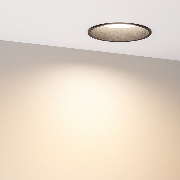 Светильник MS-BREEZE-BUILT-R125-16W Warm3000 (BK, 85 deg, 230V) (Arlight, IP20 Металл, 3 года) Lednikoff