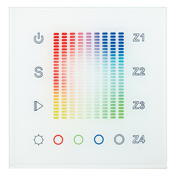 Панель Sens SR-2831AC-RF-IN White (220V,RGB,4зоны) (Arlight, IP20 Пластик, 3 года) Lednikoff