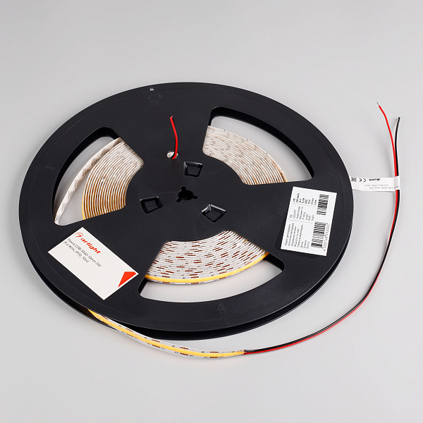 Светодиодная лента COB-X560-10mm 24V Warm3000 (9.6 W/m, IP20, 10m) (Arlight, 5 лет) Lednikoff