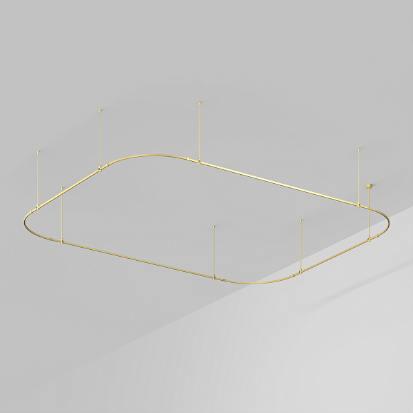 Основание ART-APRIORI-RECTANGLE-SOFT-ROD-800-4500x3500 (GD) (Arlight, IP20 Металл, 3 года)