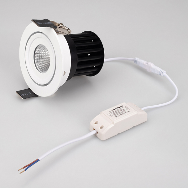 Светодиодный светильник LTD-95WH 9W White 45deg (Arlight, IP40 Металл, 3 года) Lednikoff