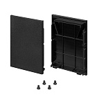 Заглушка LINE-5075-HONEYCOMB BLACK глухая (Arlight, Металл) Lednikoff