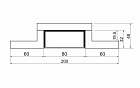 Декоративный Профиль ARL-LINE-80-250 (ГКЛ 12.5мм) (Arlight, -) Lednikoff