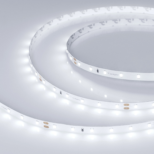 Светодиодная лента RT-A60-8mm 24V Day5000 CRI98 (4.8 W/m, IP20, 2835, 5m) (Arlight, 4.8 Вт/м, IP20) Lednikoff