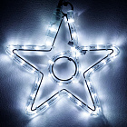 Фигура светодиодная ARD-STAR-M4-200x220-36LED White (230V, 2.5W) (Ardecoled, IP65) Lednikoff