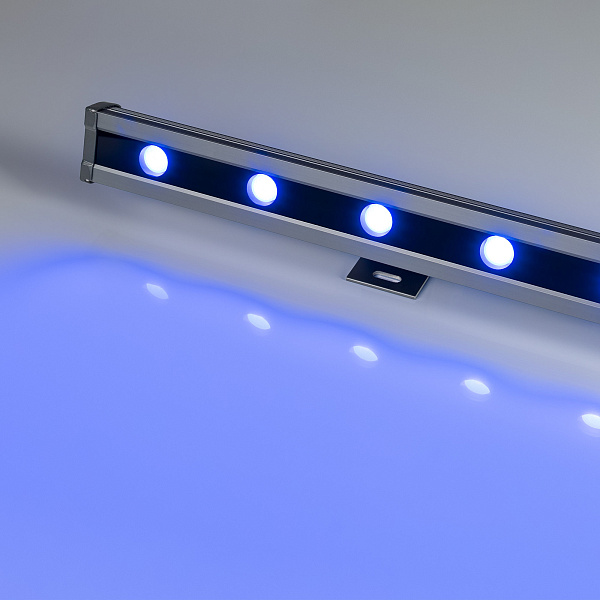 Светодиодный прожектор AR-LINE-1000L-48W-24V RGB-Day4000 (Grey, 15x45 deg, DMX512) (Arlight, Закрытый) Lednikoff