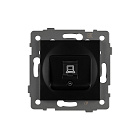 Механизм компьютерной розетки SCT-MPC1-PL-BK-V (RJ-45, CAT6) (Arlight, -) Lednikoff