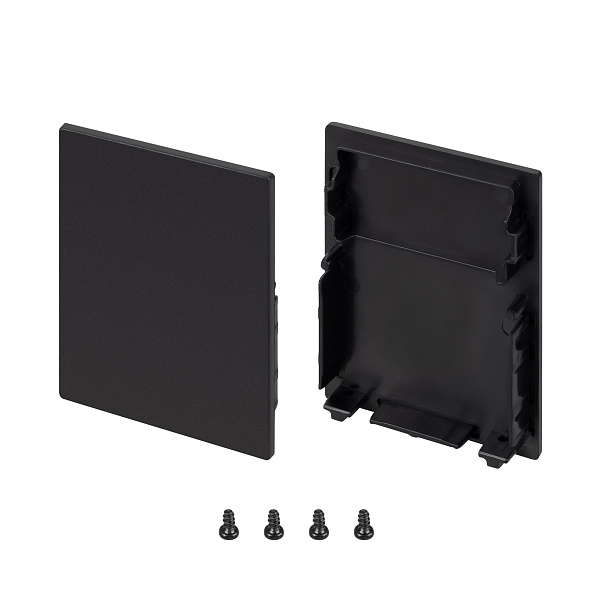 Заглушка SL-LINE-4050-3L-MIDDLE BLACK глухая (Arlight, Пластик) Lednikoff
