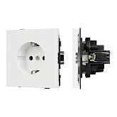 Механизм электрической розетки SCT-TENDO-MEU1-SFPL-WH (230V, 16A) (Arlight, Матовый белый)