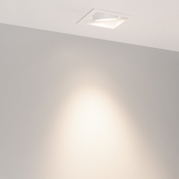 Светильник MS-VORTEX-BUILT-S117x117-20W Day4000 (WH-WH, 40 deg, 230V) (Arlight, IP20 Металл, 5 лет) Lednikoff