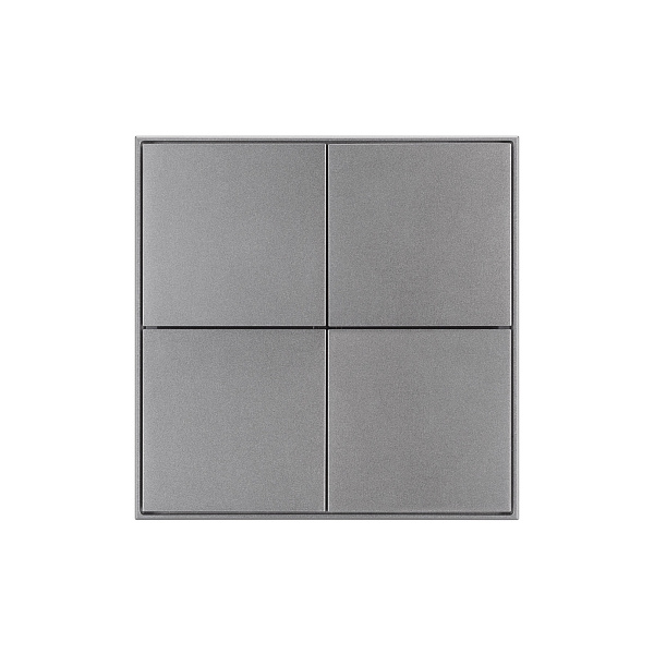 INTELLIGENT ARLIGHT Кнопочная панель KNX-304-23-IN Grey (BUS, Frame) (IARL, IP20 Металл, 2 года) Lednikoff