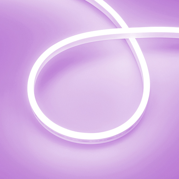Светодиодная лента герметичная AURORA-PS-A120-12x6mm 24V Purple (10 W/m, IP65, 2835, 5m) (Arlight, Силикон, 2 года)