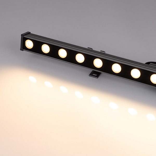 Линейный прожектор AR-LINE-760-18W Warm3000 (GR, 15 deg, 230V) (Arlight, IP65 Металл, 3 года) Lednikoff