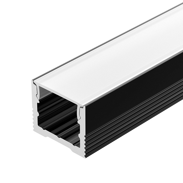 Профиль SL-SLIM-H13M-2000 BLACK (BY) (Arlight, Алюминий) Lednikoff