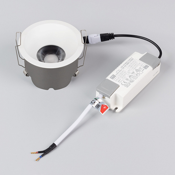 Светильник MS-HARBOR-R82-10W Warm3000 (WH, 36 deg, 230V) (Arlight, IP20 Металл, 5 лет) Lednikoff