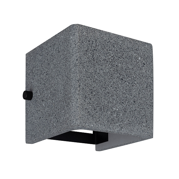 Светильник LGD-PERAN-WALL-S120x120-6W Warm3000 (BK, 0-80 deg, 230V) (Arlight, IP65 Бетон, 3 года)