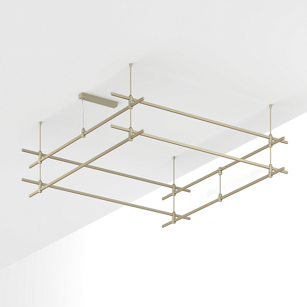 Основание ART-APRIORI-QUADRAT-2-ROD-400-2000x2000 (OG) (Arlight, IP20 Металл, 3 года)