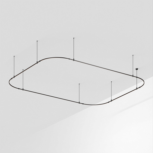 Основание ART-APRIORI-RECTANGLE-SOFT-ROD-800-4500x3500 (BK) (Arlight, IP20 Металл, 3 года)