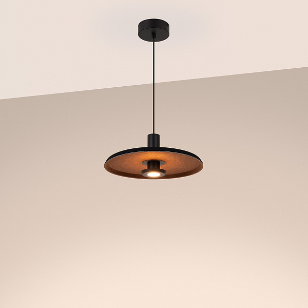 Светильник SP-KOTARO-R350-12W Warm2700 (BK-CF, 36 deg, 230V, TRIAC) (Arlight, IP20 Фетр, 3 года)