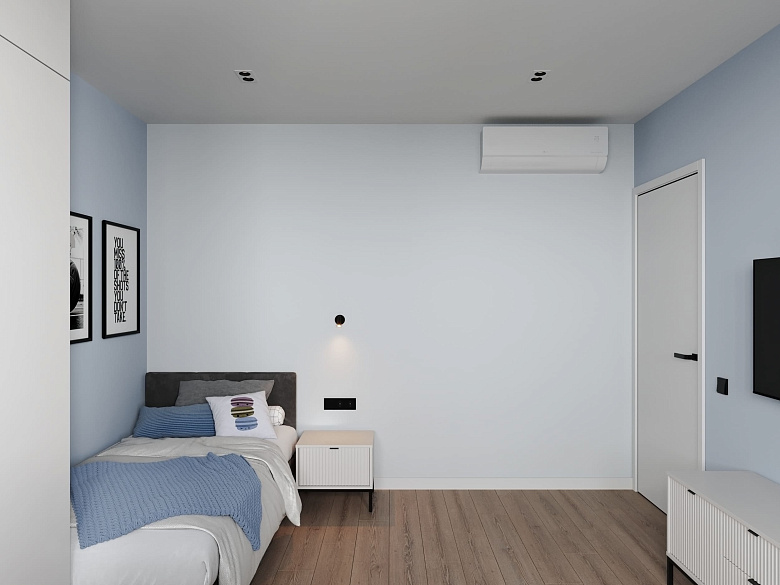 Жилой интерьер квартиры на ул. Беговая