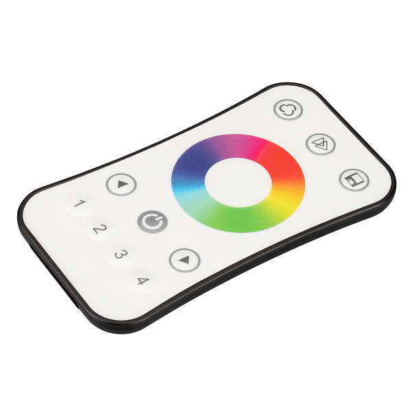 INTELLIGENT ARLIGHT Пульт SMART-RF-801-52-4G-1SC-RGB White (3V, 2.4G) (IARL, IP20 Пластик, 5 лет) Lednikoff