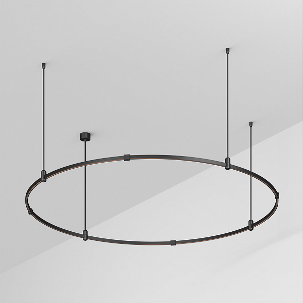 Основание ART-APRIORI-ROUND-ROD-800-R1800 (BK) (Arlight, IP20 Металл, 3 года)