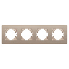 Рамка пластиковая FRM-PERIO-PL-4-GD (Arlight, -) Lednikoff