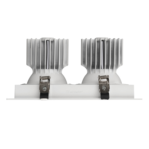 Светильник MS-VORTEX-BUILT-S250x140-2x30W Warm3000 (WH-WH, 17 deg, 230V) (Arlight, IP20 Металл, 5 лет) Lednikoff