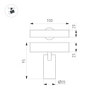 Светильник MAG-SPOT-25-R65-5W Day4000 (WH, 30 deg, 24V) (Arlight, IP20 Металл, 5 лет)
