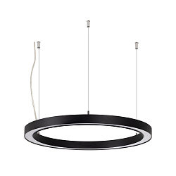 Светильник SP-CIRCLE-HANG-O3535-D500-28W Warm3000 (RAL9005, 120 deg, 230V) IP40 LED (Arlight, Алюминий)