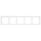 Рамка пластиковая FRM-NOBE-SFPL-5-WH (Arlight, Белый кварц) Lednikoff