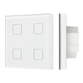 INTELLIGENT ARLIGHT Сенсорная панель DALI-301-11-IN White (BUS/24V, Backlight) (IARL, IP20 Пластик, 5 лет)