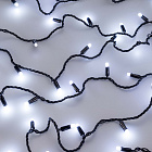 Светодиодная гирлянда ARD-STRING-CLASSIC-10000-BLACK-100LED-MILK-FLASH White (230V, 7W) (Ardecoled, IP65) Lednikoff